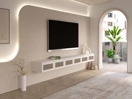 Reya wall-mounted TV unit
