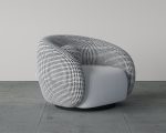 1 SEATER (DT PLUSH DESIGN CHENILLE & BOUCLE FUSION COLOR 08 A) 2