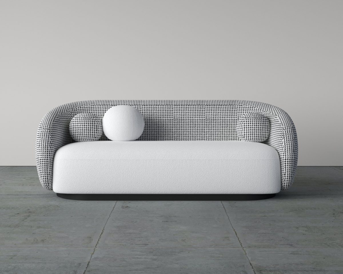 2 SEATER (DT PLUSH DESIGN CHENILLE & BOUCLE FUSION COLOR 08 A) 1