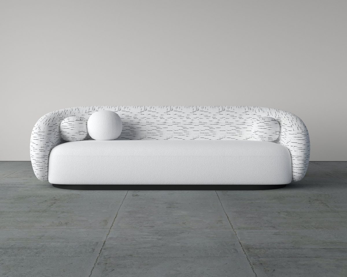 3 SEATER (DT PLUSH DESIGN CHENILLE & BOUCLE FUSION COLOR 06 A) 1