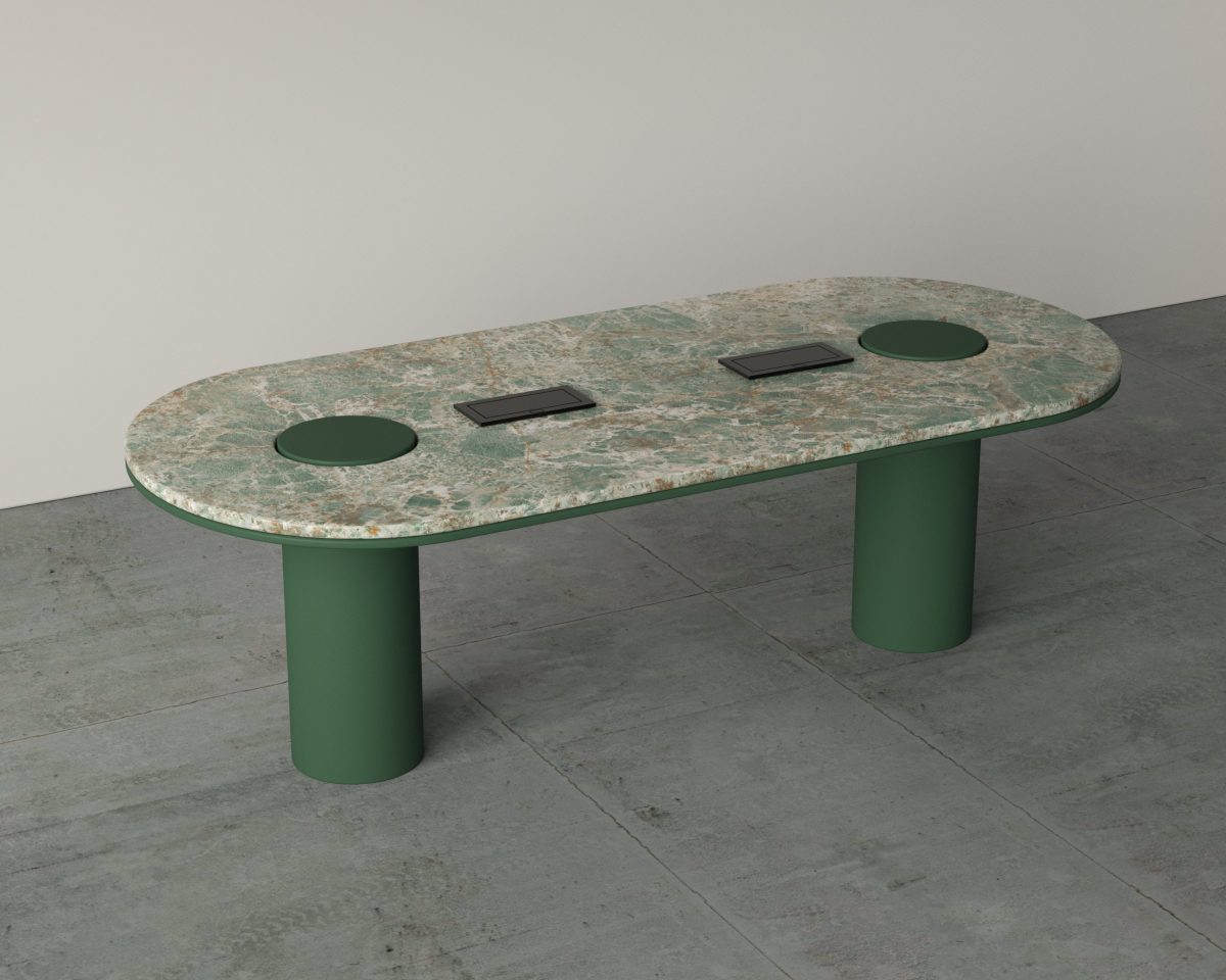 AMEZONITE RUST MARBLE AND RAL 6005 (01)