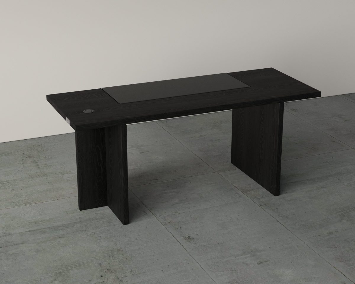 BLACK VENEER DESK (01)