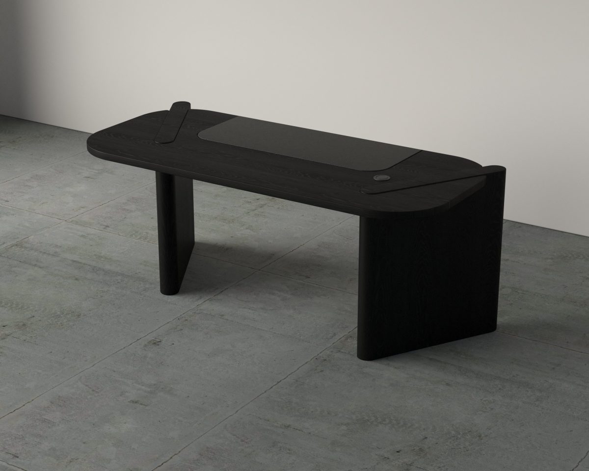 BLACK VENEER DESK (02)