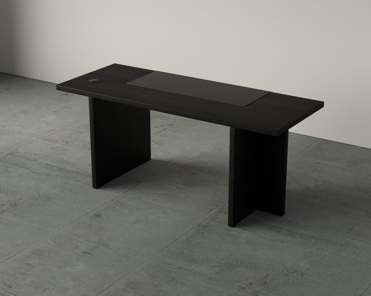 BLACK VENEER DESK (02)