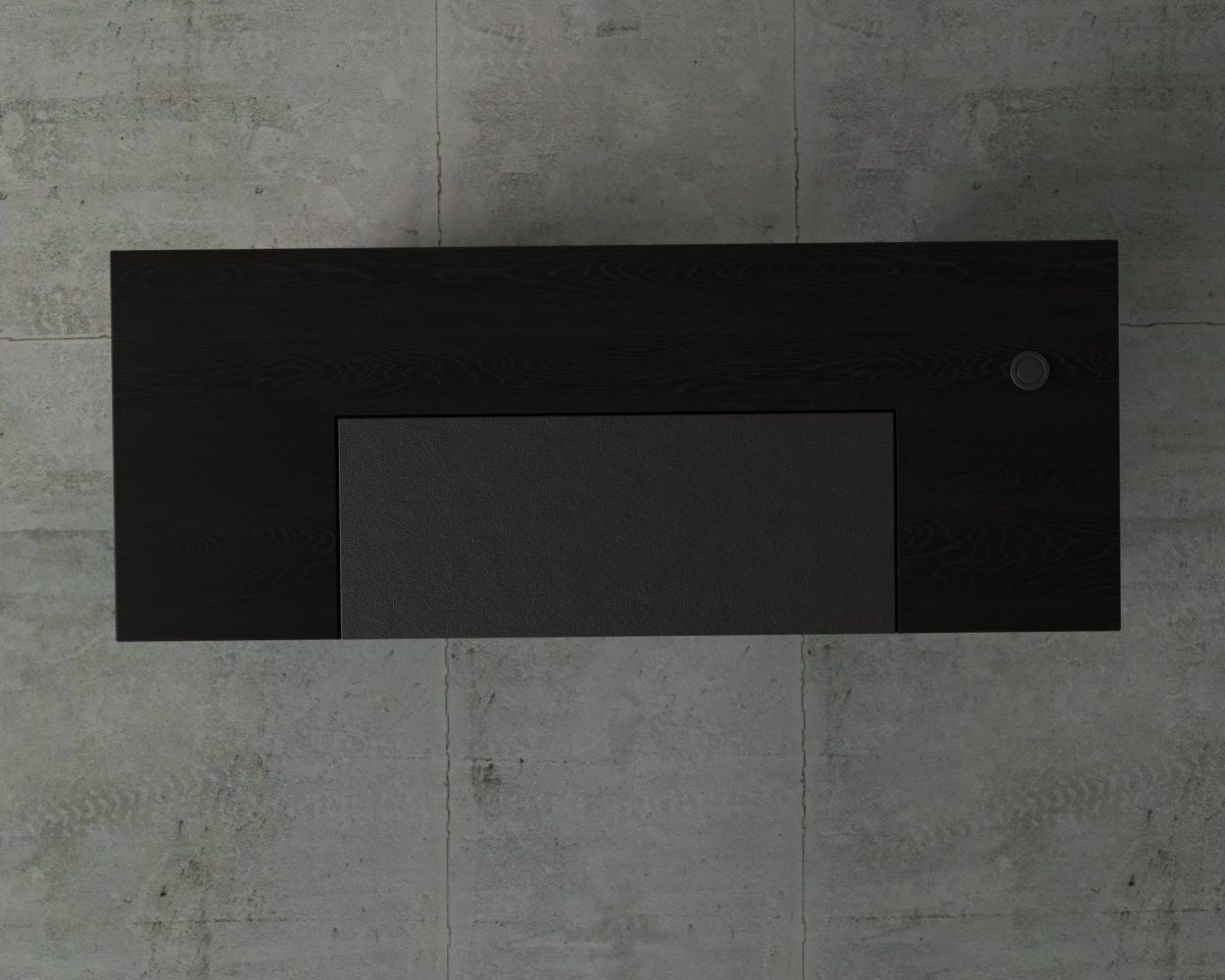 BLACK VENEER DESK (04)