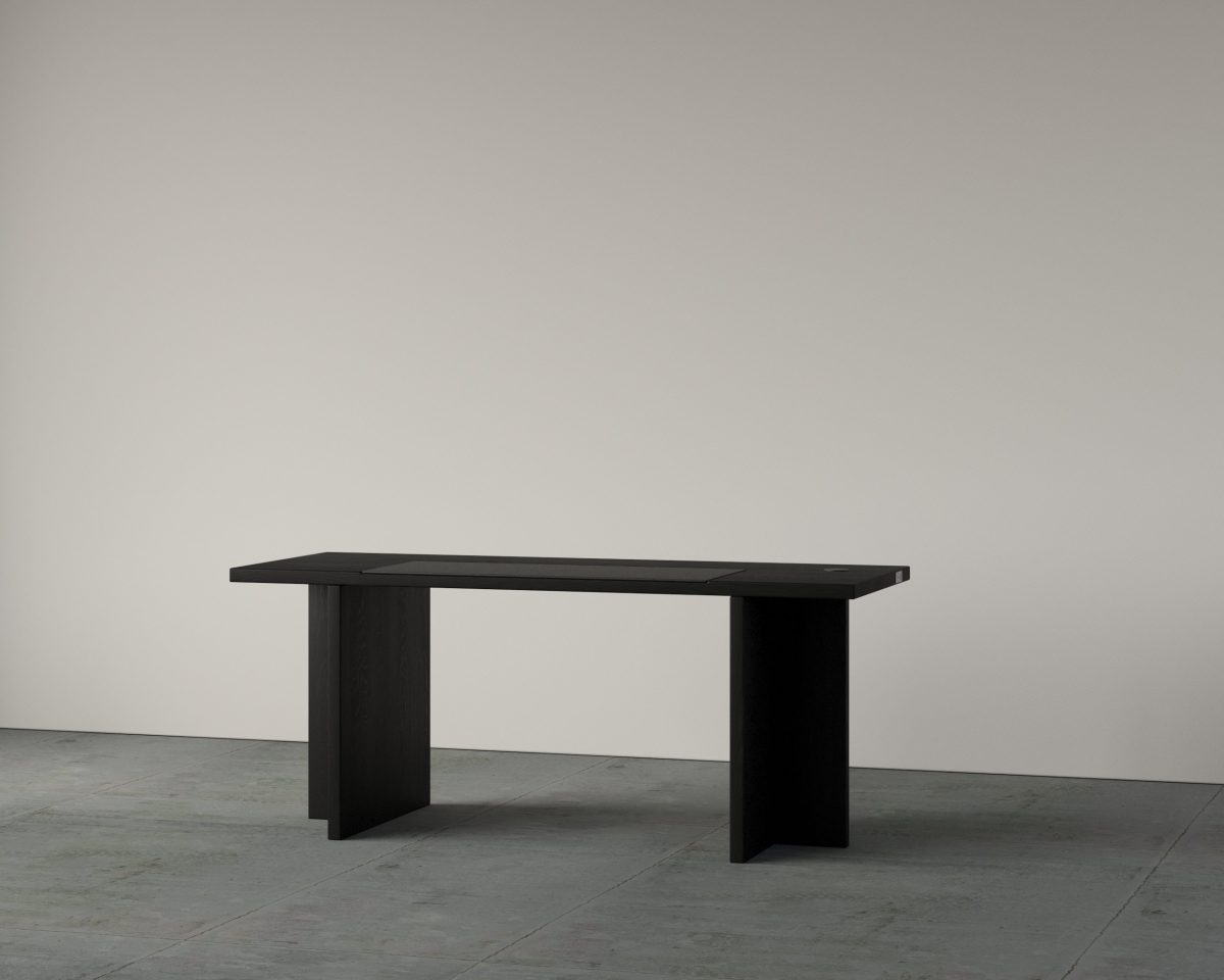 BLACK VENEER DESK (05)