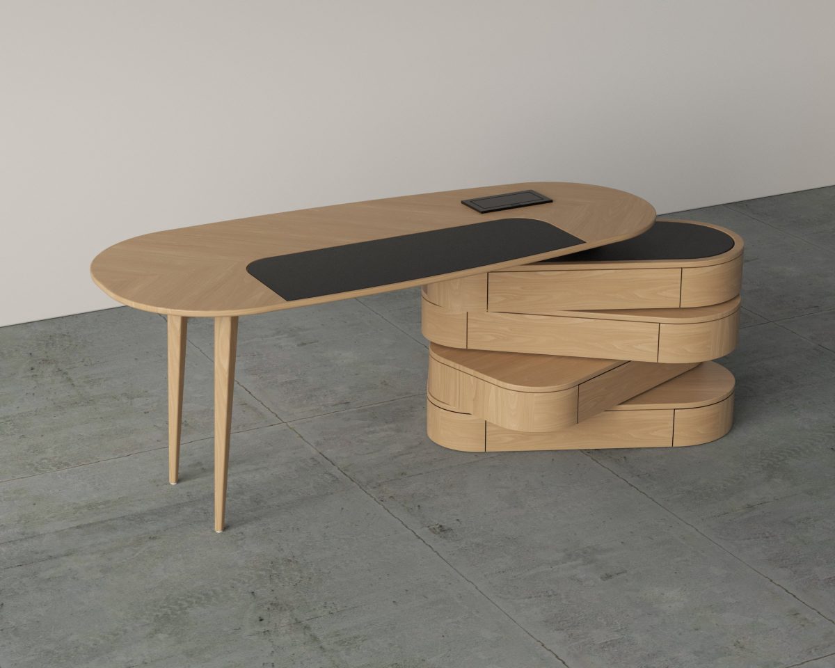 LIGHT VENEER DESK (01)