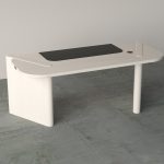 WHITE VENEER DESK (01)