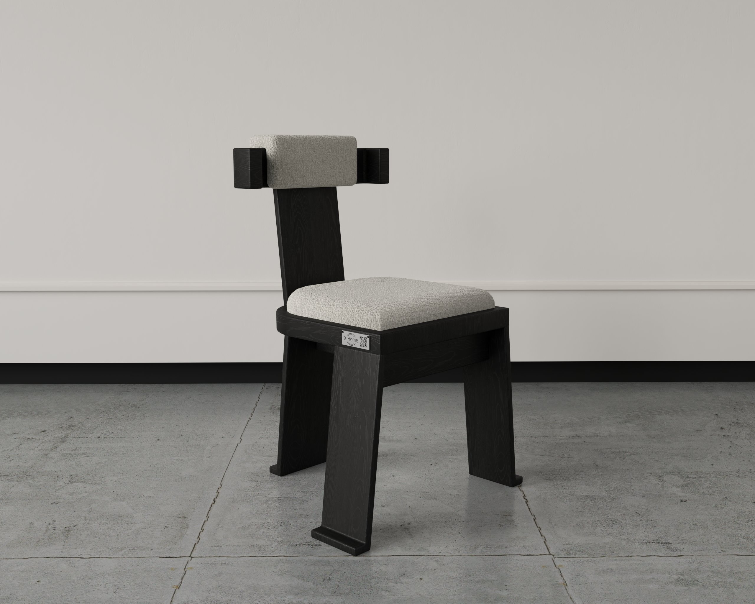 black veneer-dalton_24(1) Dhruva Chair - Image 1