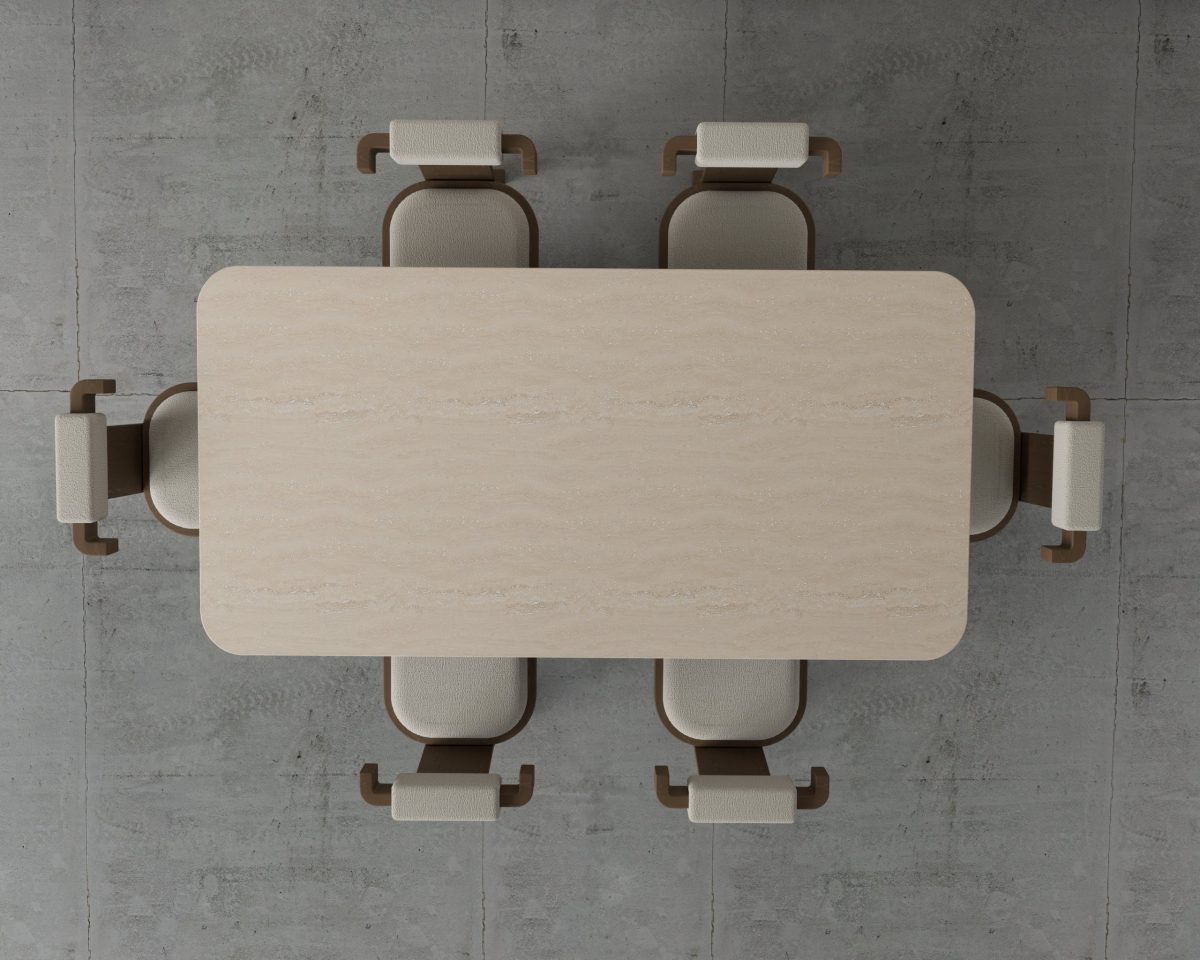 Dhruva Dining Set With Table / 6 Chairs - Image 7