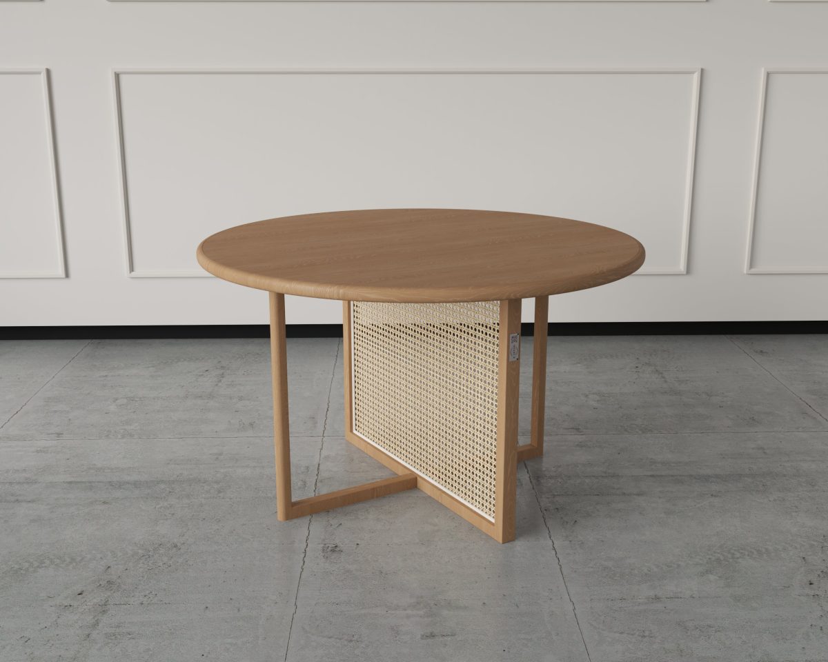 Willow Rattan table - Image 6