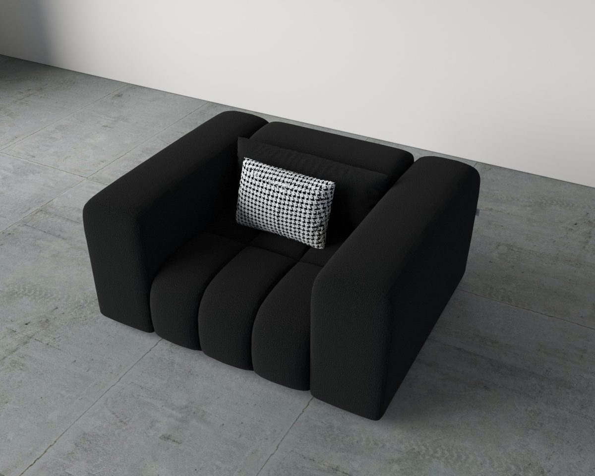 1 SAETAR (ST BLACK BOUCLE & DT PLUSH DESIGN CHENILLE & BOUCLE FUSION 08 A) 1