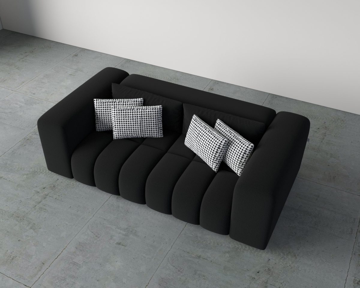 2 SAETAR (ST BLACK BOUCLE & DT PLUSH DESIGN CHENILLE & BOUCLE FUSION 08 A) 1