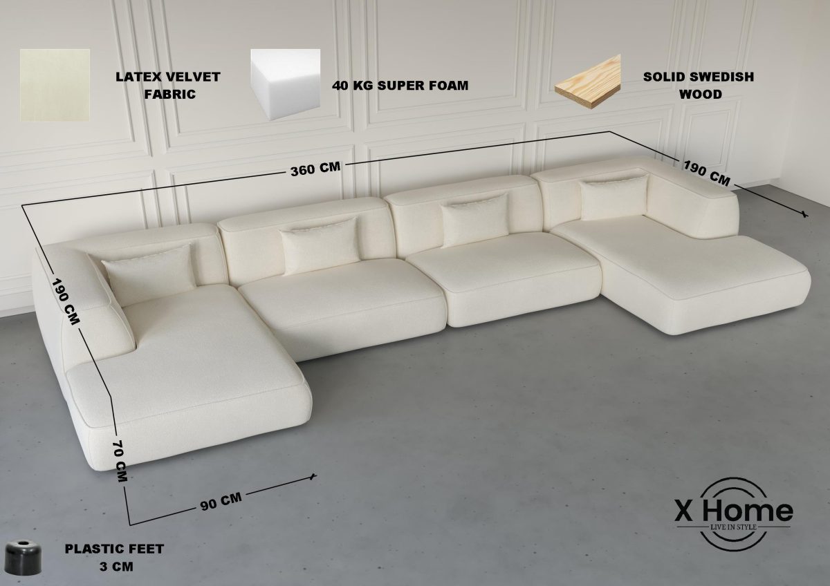 Pabalo sofa U Shape - Image 9